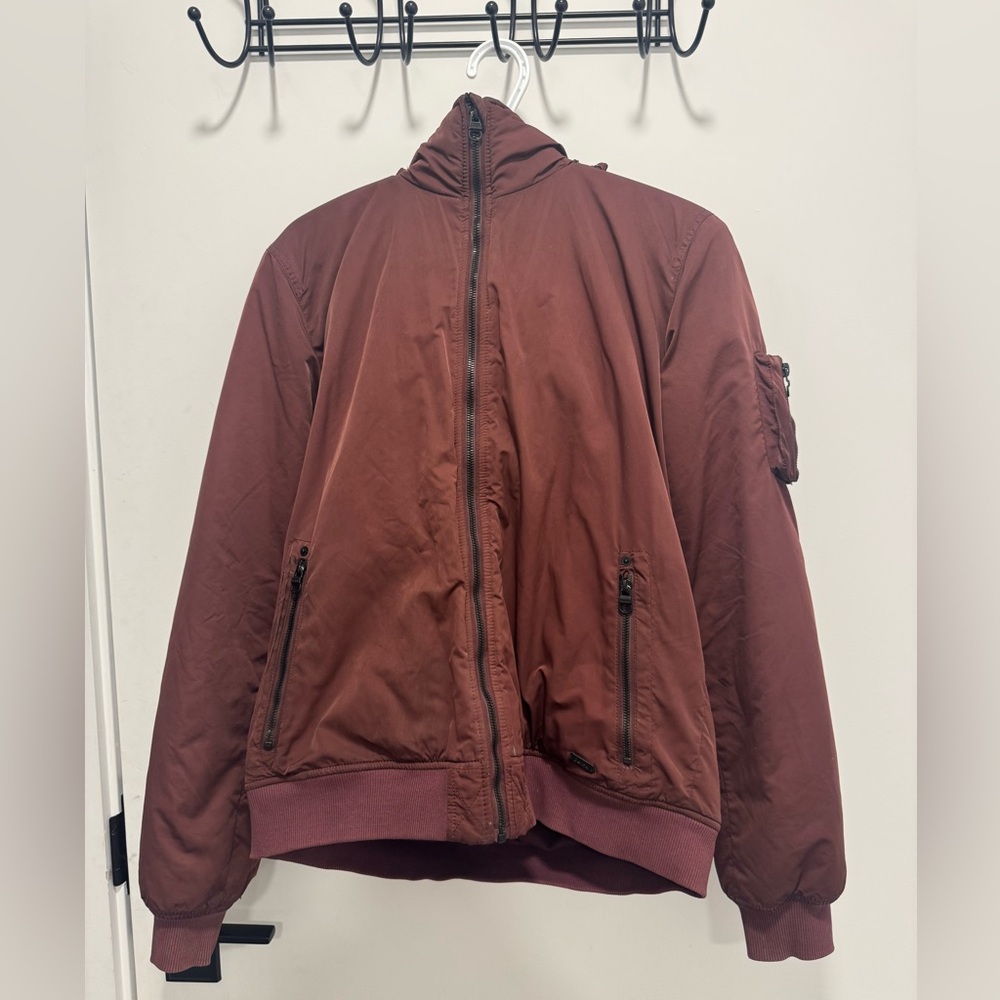 Bench Women’s Burgundy Bomber Jacket